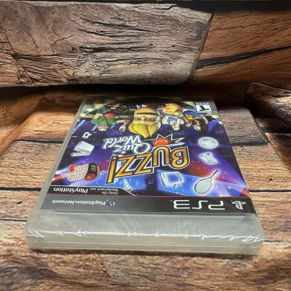 Buzz! Quiz World PS3 Sony PlayStation 3 Video Game New Sealed Buzzers Required